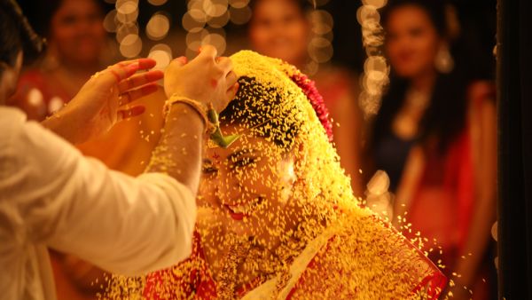 Traditional Hindu wedding ceremony 