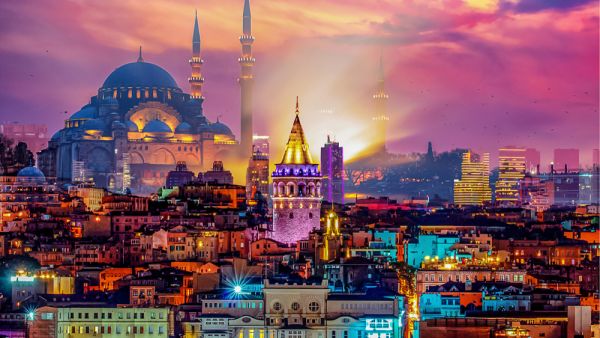 Skyline of istanbul