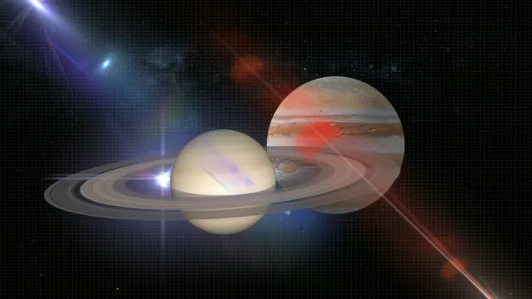 conjunction of Jupiter and Saturn