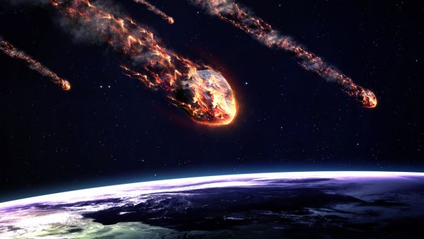 Meteor shower.