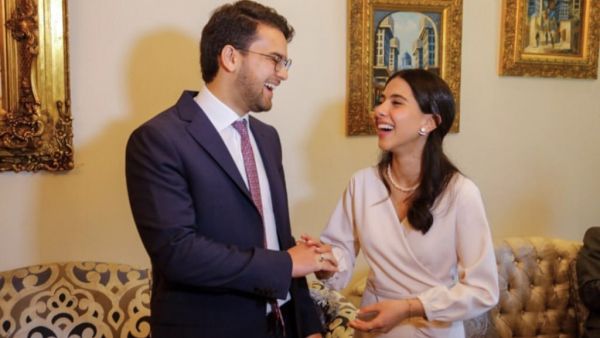 الأمير نايف وزوجته الأميرة فرح
