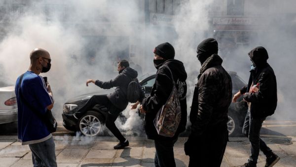 French protest emerged against Macron's Covid passport