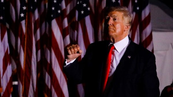 Former President Donald Trump seen at Trump Tower