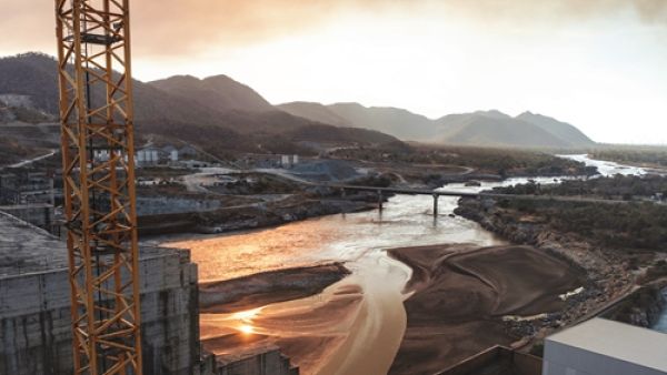 A general view of the Blue Nile River