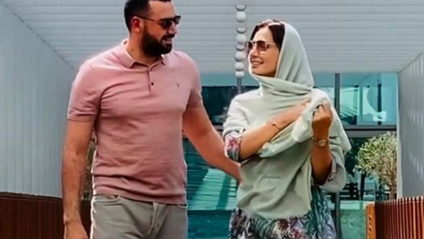 حلا شيحة و زوجها
