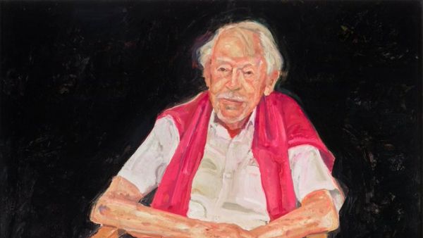 Peter Wegner (b. 1953) 'Portrait of Guy Warren at 100' (2021)