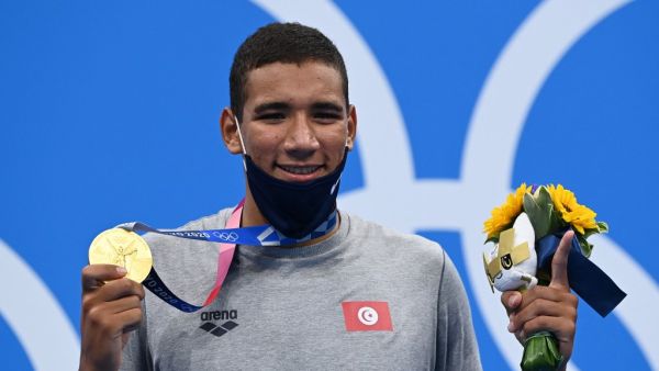 Ahmed Hafnaoui (Photo: AFP)