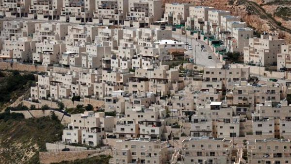 A view of the Israeli settlement of Givat Zeev 