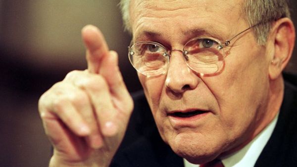 Former Defense Secretary Donald Rumsfeld