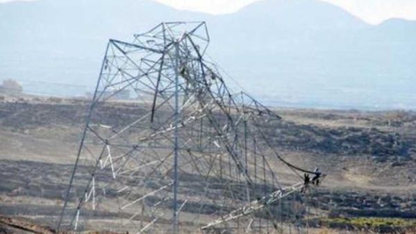 استهداف برج لنقل الكهرباء