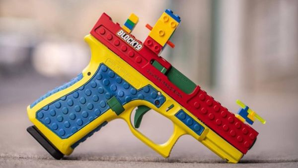 Real pistol that looks like ‘lego’