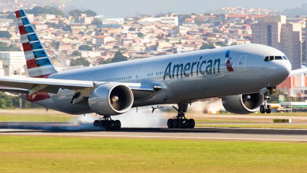 American Airlines trip was flying from Dallas to Charlotte on July 6