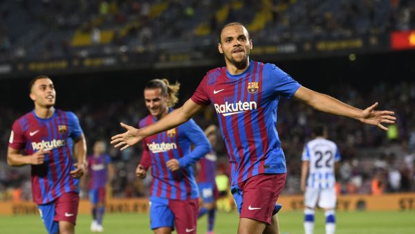 برايثوايت يسجل هدفين ويقود البارسا للفوز في أول لقاء رسمي بعد رحيل الأسطورة ليونيل ميسي