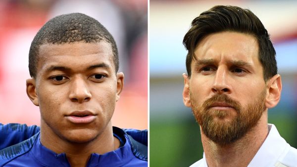 ميسي ومبابي