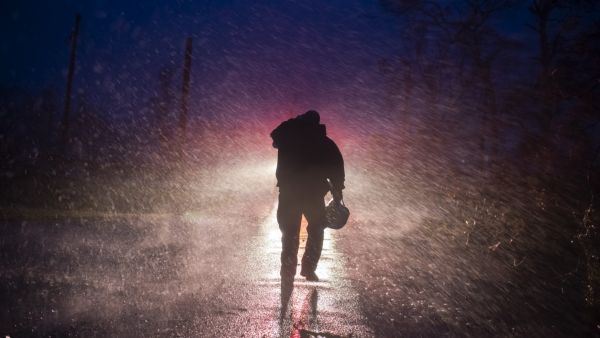 Hurricane Ida struck the coast of Louisiana on August 29 as a powerful Category 4 storm, 16 years to the day after deadly Hurricane Katrina devastated the southern US city of New Orleans. (Photo by Mark Felix / AFP) Hurricane Ida hit Louisiana