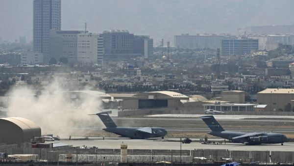 rockets were fired but intercepted via defense systems installed at the Kabul airport