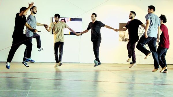 "Wujoud wa Hodoud" by Abd Al Hadi Abunahleh, which is a dance work that reflects the stories of eight Arab dancers, Studio8jo 