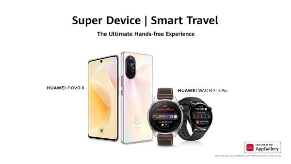 هواوي تواصل تميزّها بإطلاق ساعتي HUAWEI WATCH 3 و 3 Pro الذكيتين والأكثر أناقة لعام 2021 وهاتفHUAWEI nova 8  الرائع في عُمان