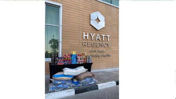 Hyatt Regency Oryx Doha Worked Together With Wa’hab To Distribute Essential Food Items To Local Community 