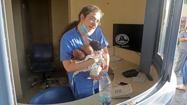 Pamela Zeinoun took care of 3 babies in a damaged hospital