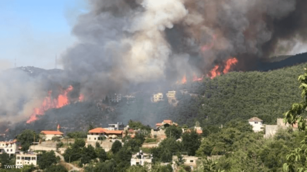 حرائق في لبنان