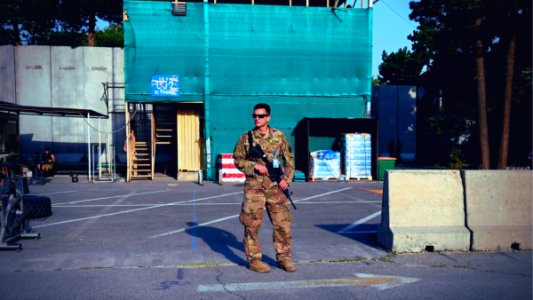 US solider in Kabul
