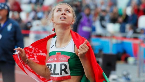 Belarusian sprinter Krystsina Tsimanouskaya