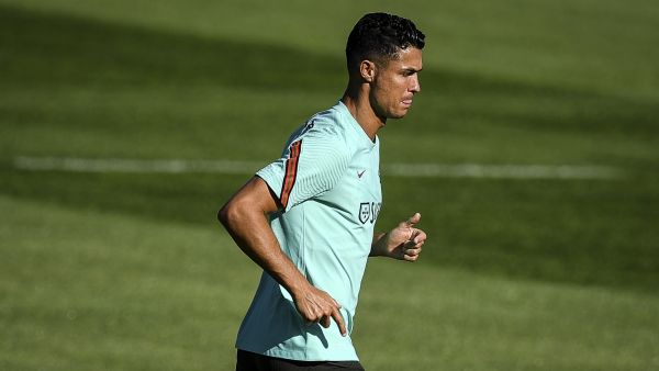 Portugal's forward Cristiano Ronaldo attends a training session at Cidade do Futebol training camp in Oeiras, outskirts of Lisbon, on August 30, 2021, ahead of their FIFA World Cup Qatar 2022 European qualifying round group A football match against Ireland. (Photo: AFP)