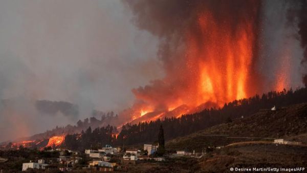 Lava flows at La Palma 