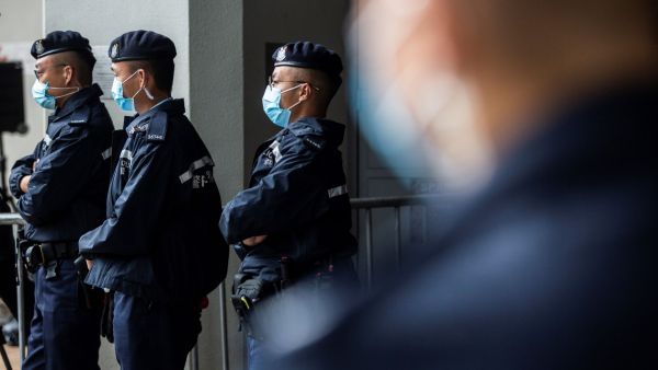 seven pro-democracy protesters to up to 16 months in prison.