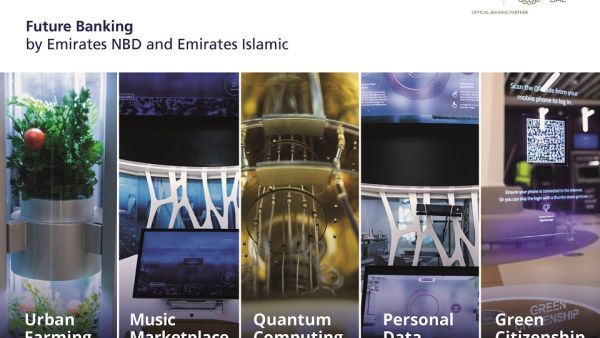 English infographic - Future Banking by Emirates NBD and Emirates Islamic. Emirates NBD And Emirates Islamic Unveil ‘Future Banking’ At Expo 2020 Dubai