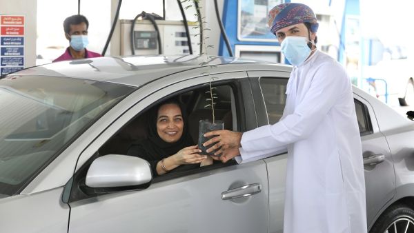 During the event Oman Oil Marketing Company Allocates Sites For 10 Million Trees Initiative
