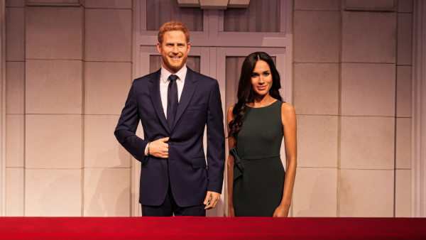 Prince Harry and Meghan Markle wax figures