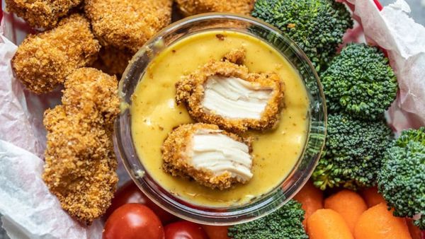 قطع الدجاج المقرمشة بالتوابل