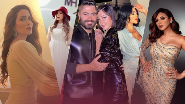 Haifa Wehbe’s Hot Shorts & Angham Saying ‘Homara’ on Stage