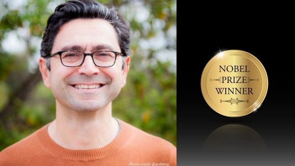 Nobel Prize For AUB Alumnus And Former Student Ardem Patapoutian And President Fadlo Khuri Congratulates Him   
