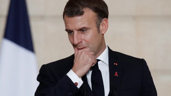  الرئيس الفرنسي إيمانويل ماكرون