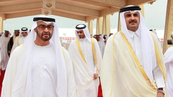 وزير خارجية قطر زار ابو ظبي