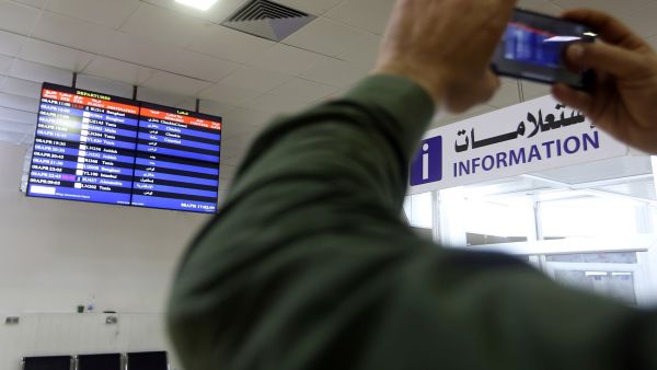 first Libyan flight lands at Egypt’s Cairo airport in 7 years