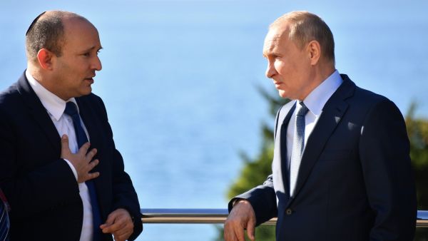 Russian president holds 1st meeting with Israeli premier