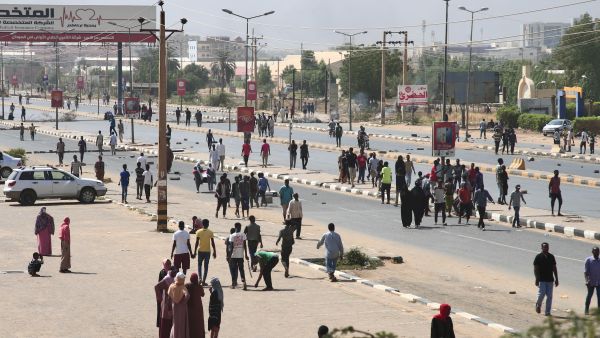 His statement came as clashes erupted in the capital Khartoum, with soldiers firing live rounds at people who took to the streets to protest against the power grab. 
