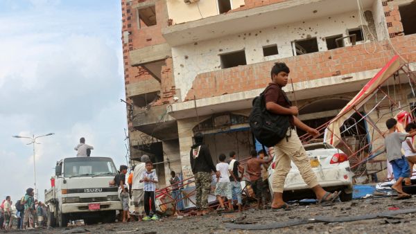 At least 10 dead in explosion near Yemen's Aden airport