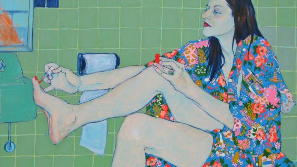 Sara Vanderbeek in Her Bath Closet by Hope Gangloff