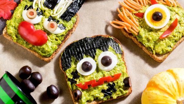 وصفات هالوين: توست الوحوش الظريفة 