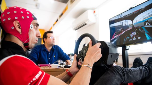 Formula E drivers Sebastien Buemi and Maximilian Guenther participate in program to improve track performance Nissan Brain to Performance Uses Advanced Brain Imaging To Improve Driver Performance
