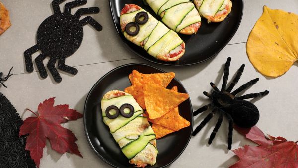 وصفات هالوين: بيتزا المومياء وصفات هالوين: بيتزا المومياء