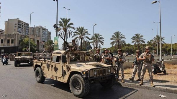 عناصر من الجيش اللبناني
