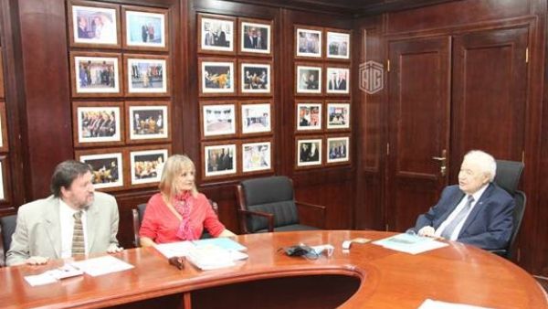 Abu-ghazaleh Received Delegation From Global Challenges Forum Foundation