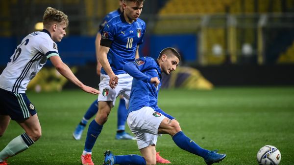 من مواجهة الذهاب بين إيطاليا وإيرلندا الشمالية