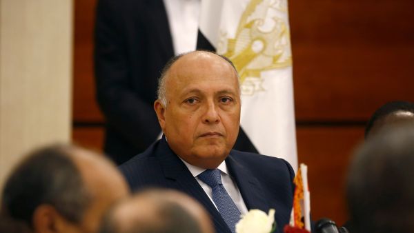  وزير الخارجية المصري سامح شكري